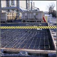Ruban pour barricade, Anglais, 3" la x 200' lo, 3 mils, Noir sur jaune Les Distributions ICE
