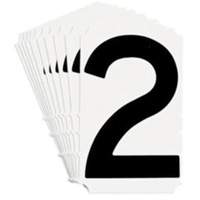 &eacute;tiquettes de lettres et chiffres gothiques individuels Quick-Align, 2, 4" h, Noir Les Distributions ICE
