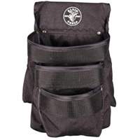 Pochette utilitaire &agrave; 3 poches s&eacute;rie PowerLine, 1000 Denier Cordura&reg;, Noir Les Distributions ICE
