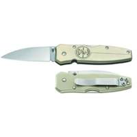 Lockback Knife with Drop Point Blade, 2-1/2" Blade, Stainless Steel Blade, Aluminum Handle Les Distributions ICE