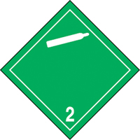 &eacute;tiquettes d'exp&eacute;dition TMD, Classe 2,2, Gaz ininflammables & non-toxiques, Papier Les Distributions ICE