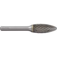Fraise au carbure en forme de flamme ALLSTEEL, SH-5, 1/2" dia., 1/4" Tige, 1-1/4" Prof. de la coupe Les Distributions ICE
