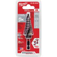 Foret &eacute;tag&eacute; #8 Shockwave Impact Duty, 1/2" - 1", Incr&eacute;ments de 1/16", Titane Les Distributions ICE