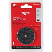 Disque &agrave; tronçonner pour meuleuse &agrave; angle droit M12 Fuel, 2" x 0,04", Arbre de 1/4", Type 1, Oxyde d'aluminium, 21000 Tr/min Les Distributions ICE