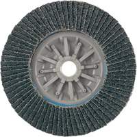 Long Life C-Trim Flap Disc, 4-1/2" x 5/8"-11, Type 27, 40 Grit, Zirconia Alumina Les Distributions ICE