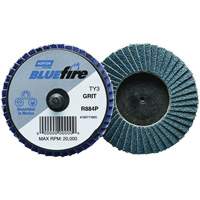 R884P BlueFire&reg; Mini Flap Disc, 3" x Type 27, P40 Grit, Zirconia Alumina Les Distributions ICE