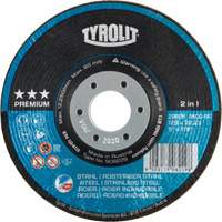 Meule &agrave; moyeu d&eacute;port&eacute; Rondeller, 4-1/2", 36 Grain, 7/8", 13 300 Tr/min, Type 29 Les Distributions ICE