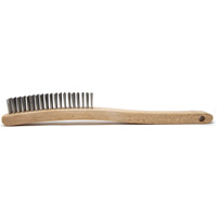 Scratch Brush, Stainless Steel, 4 x 19 Wire Rows, 13-11/16" Long Les Distributions ICE