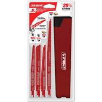 Ensemble de lames de scie alternative pour la coupe/d&eacute;molition du bois avec clous Les Distributions ICE