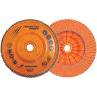 Disque &agrave; lamelles Enduro-Flex Turbo, 4-1/2" x 5/8"-11, Grain 36/60 Les Distributions ICE