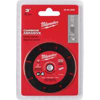 Lame abrasive au carbure, 3" x Arbre de 3/8", Carbure de silicium, 20 000 Tr/min Les Distributions ICE