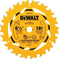 Lame de scie circulaire &agrave; charpente, 6-1/2", 18 dents, Pour Bois Les Distributions ICE