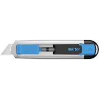 Couteau r&eacute;tractable SECUNORM 525 avec lame trap&eacute;zoidale no 99, 21 mm, Robuste, Prise en Aluminium Les Distributions ICE
