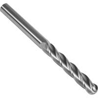 S147 30° Extra Long Ball Nose End Mill, 1/2" Dia., 6" L, 4 Flutes, 1/2" Shank, Carbide Les Distributions ICE