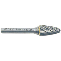 Fraise &agrave; bout rond F5-NF 1/4" pour aluminium/mat&eacute;riaux non ferreux, 1/2" dia. Les Distributions ICE