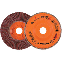 Disque &agrave; lamelles Enduro-Flex, 5" x 7/8", Type 27, Grain 40, Alumine de zirconium Les Distributions ICE