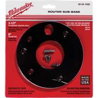 6" Diameter 2-1/2" Center Hole Sub-Base Les Distributions ICE