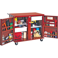 Rolling Work Bench, 43-7/8" W x 40-1/2" H x 26-7/8" D, 21.7 Cubic Feet Capacity Les Distributions ICE