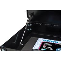 Utility Cart, 4 Drawers, 18" L x 33" W x 39" H, Black Les Distributions ICE