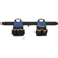 20 Pocket Tool Belt Combo, Polyester, Black Les Distributions ICE