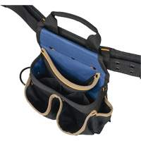 20 Pocket Tool Belt Combo, Polyester, Black Les Distributions ICE