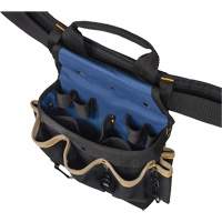 20 Pocket Tool Belt Combo, Polyester, Black Les Distributions ICE