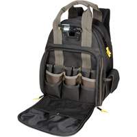 Techgear 53-Pocket Tool Backpack, 16" L x 13-1/4" W, Black, Polyester Les Distributions ICE