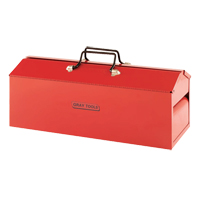 Tool Box, 8-13/20" D x 21-3/10" W x 9" H, Red Les Distributions ICE