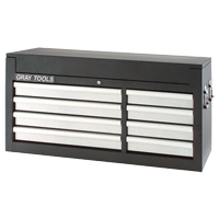 Coffre sup&eacute;rieur - 8 tiroirs, 41-1/2" la, 8 tiroirs, Noir Les Distributions ICE
