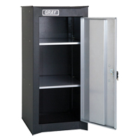 Side Rider Cabinet, 2 Drawers, 14-3/4" W x 18" D x 33-3/4" H, Black Les Distributions ICE