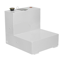 Steel Fuel Transfer Tank, Steel, 48 gal. Capacity, White Les Distributions ICE
