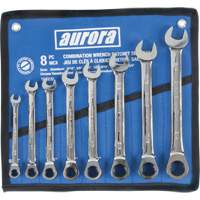 Fixed Head Wrench Set, Combination, 8 Pieces, Imperial Les Distributions ICE