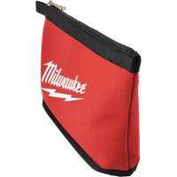Zipper Pouch, Canvas, 1 Pockets, Black/Red Les Distributions ICE