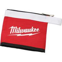 Multi-Size Zipper Pouches - Set of 3, Canvas, 3 Pockets, Black/Red Les Distributions ICE