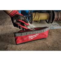 Multi-Size Zipper Pouches - Set of 3, Canvas, 3 Pockets, Black/Red Les Distributions ICE