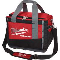 Packout Tool Bag, Ballistic Nylon, 2 Pockets, Black/Red Les Distributions ICE