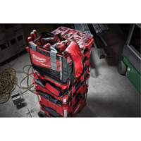 Packout Tool Bag, Ballistic Nylon, 8 Pockets, Black/Red Les Distributions ICE