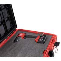 Coffre &agrave; outils avec partitions ajustables Packout, 20-7/10" x 15-1/5" x 6-1/5", Noir/Rouge Les Distributions ICE