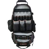 Arsenal&reg; 5843 Tool Backpack, 13-1/2" L x 8-1/2" W, Black, Polyester Les Distributions ICE