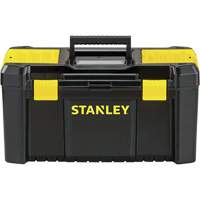 Coffre &agrave; outils avec plateau Essential, 19" la x 9-7/8" p x 9-3/4" h, Noir/Jaune Les Distributions ICE