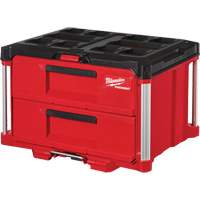 Boîte &agrave; outils avec 2 tiroirs Packout, 16-1/3" x 14-1/3" x 22-1/5", Rouge Les Distributions ICE