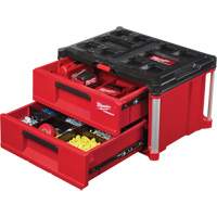 Boîte &agrave; outils avec 2 tiroirs Packout, 16-1/3" x 14-1/3" x 22-1/5", Rouge Les Distributions ICE