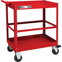 Chariot utilitaire robuste s&eacute;rie PRO+, 2 tiers, 30-1/5" x 38-1/3" x 19-1/2" Les Distributions ICE