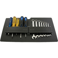 Panneau porte-outils de petite taille pour coffre &agrave; outils mobile Les Distributions ICE