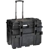 Coffre &agrave; outils militaire mobile avec tiroirs, 8 tiroirs, 22-4/5" la x 15" p x 18" h, Noir Les Distributions ICE
