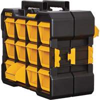 Organisateur Flip-Bin, 3-7/8" la x 17-3/4" p x 13-7/8" h, Noir/Jaune Les Distributions ICE