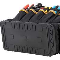 Molded Base Tool Backpack, 18" L x 13" W, Black/Blue, Ballistic/Polyester Les Distributions ICE