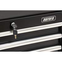 Chariot &agrave; outils industriel, 3 tiroirs, 29-4/5" la x 21-1/5" p x 38-4/5" h, Noir Les Distributions ICE