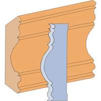 Large Cove Moulding Cutter Set Les Distributions ICE
