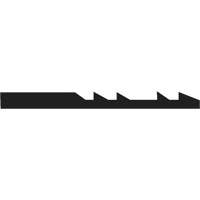 12-Piece Double Tooth Scroll Saw Blades, Scroll cutting, 0.03" W x 5" L, 27 TPI Les Distributions ICE